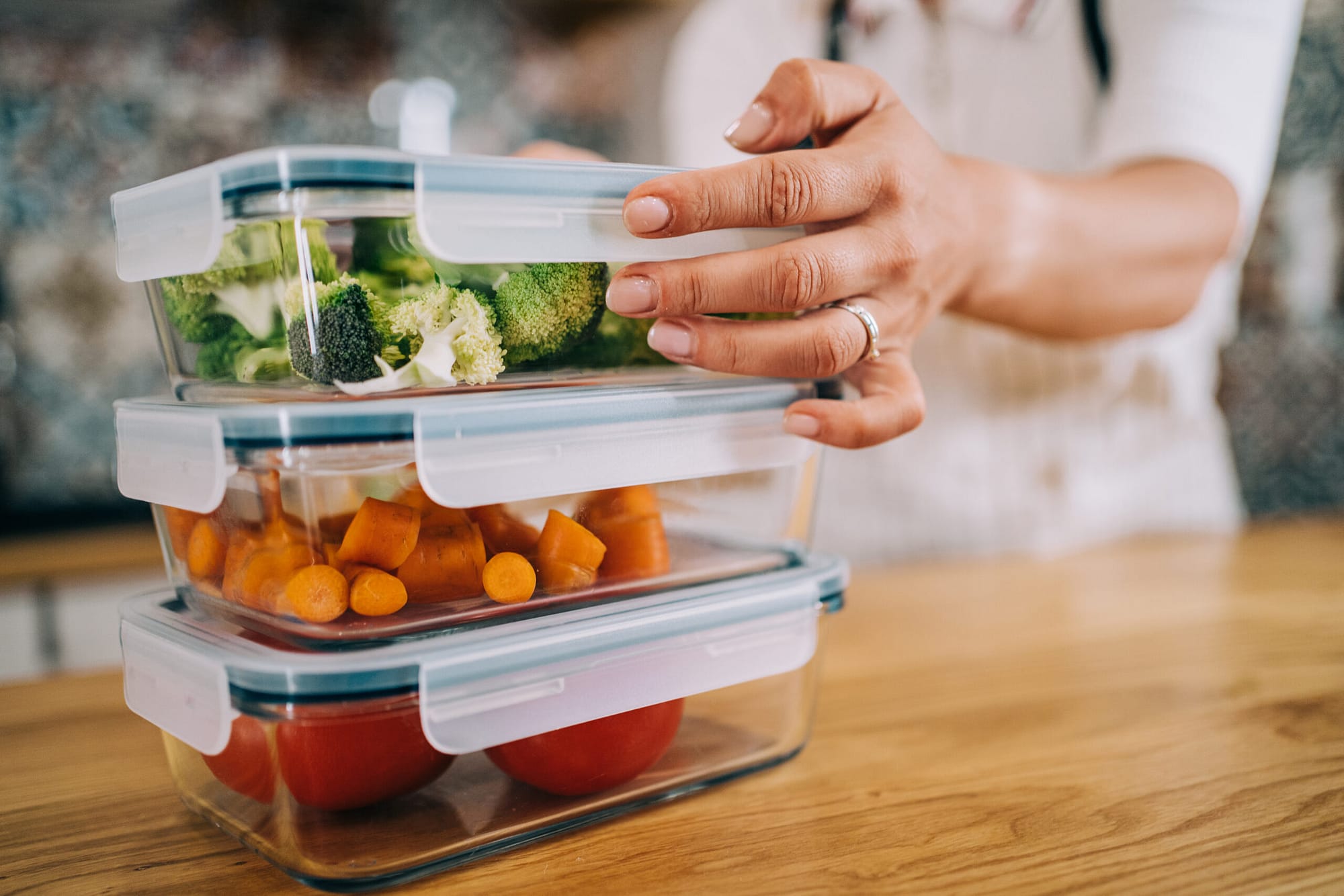 Setting aside time to meal prep is a great way to ensure you have healthy meals throughout your busy week.